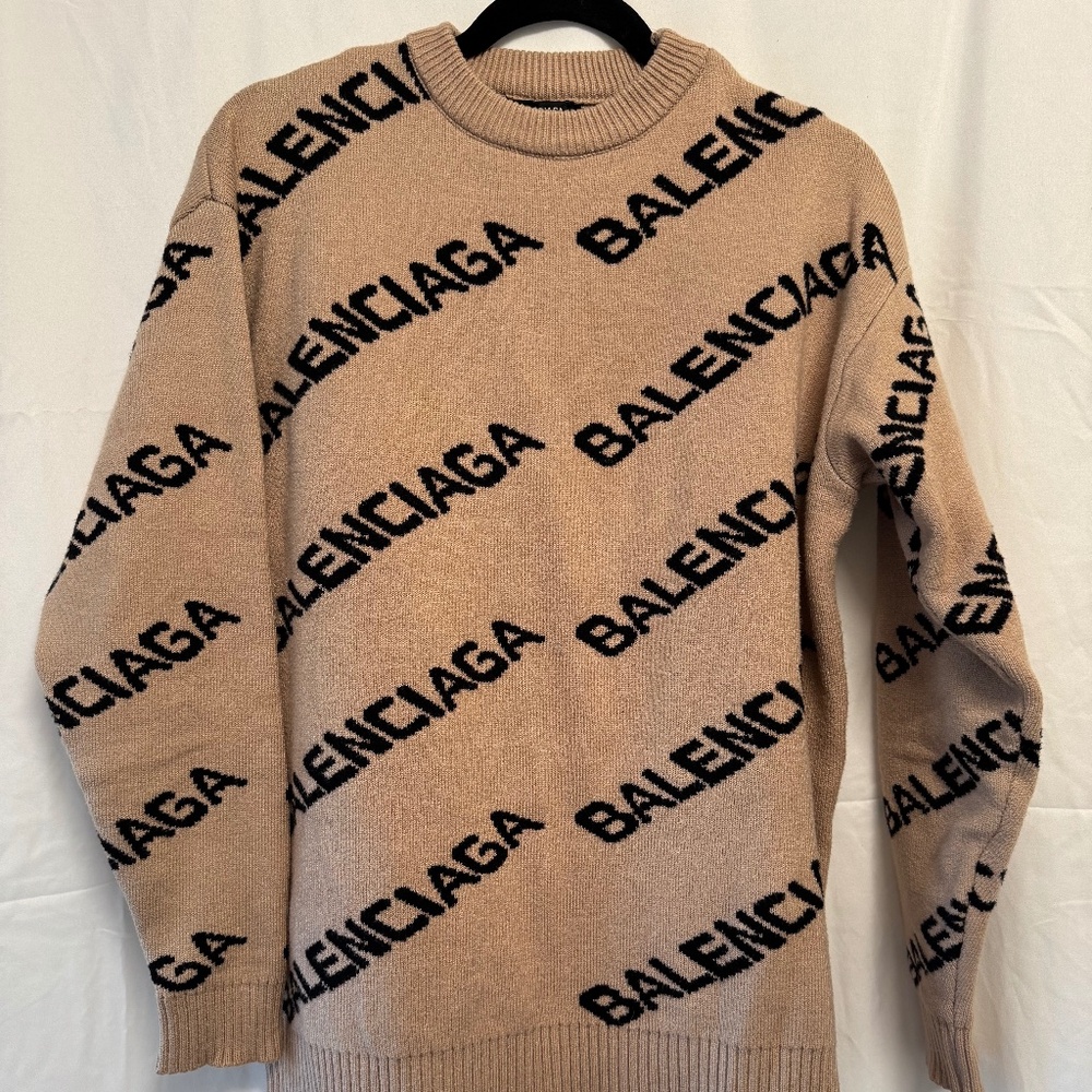 Balenciaga logo sweater